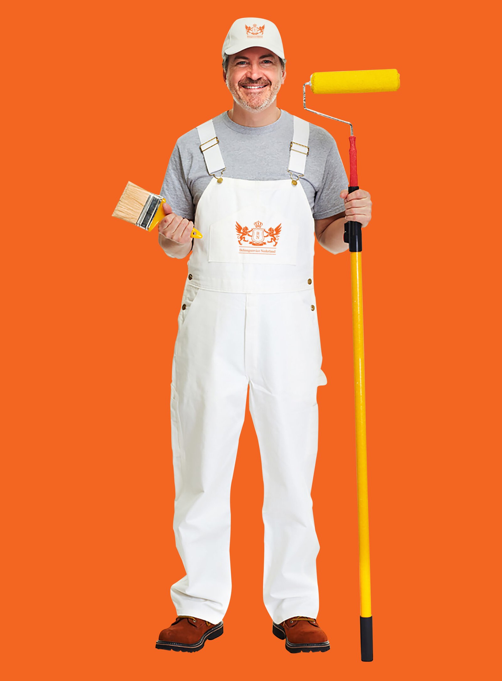 Dit is geert eigenaar van behangbedrijf Behanger Middelburg.